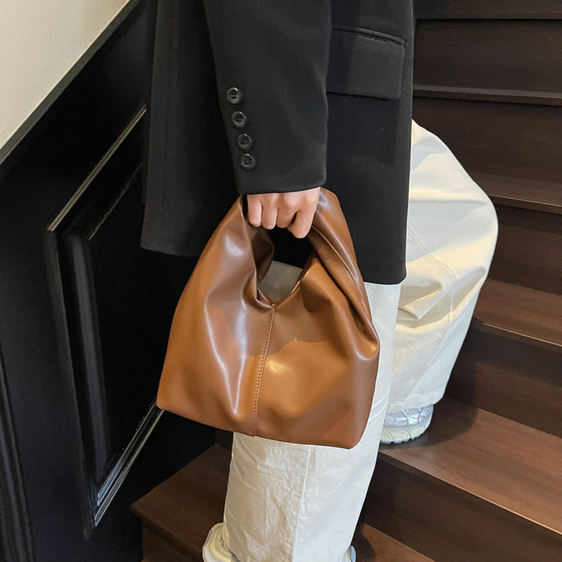 MAOSI – Dumpling-förmige PU-Handtasche – Elegant.