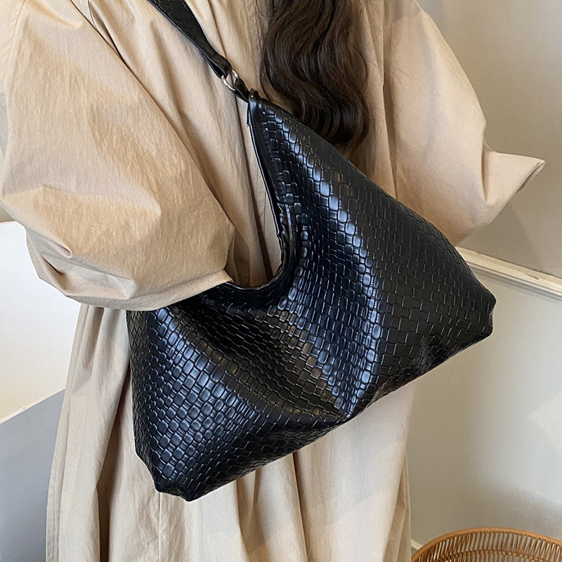 MAOSI Damen Schultertasche – Retro Tasche im Schlangenleder-Look