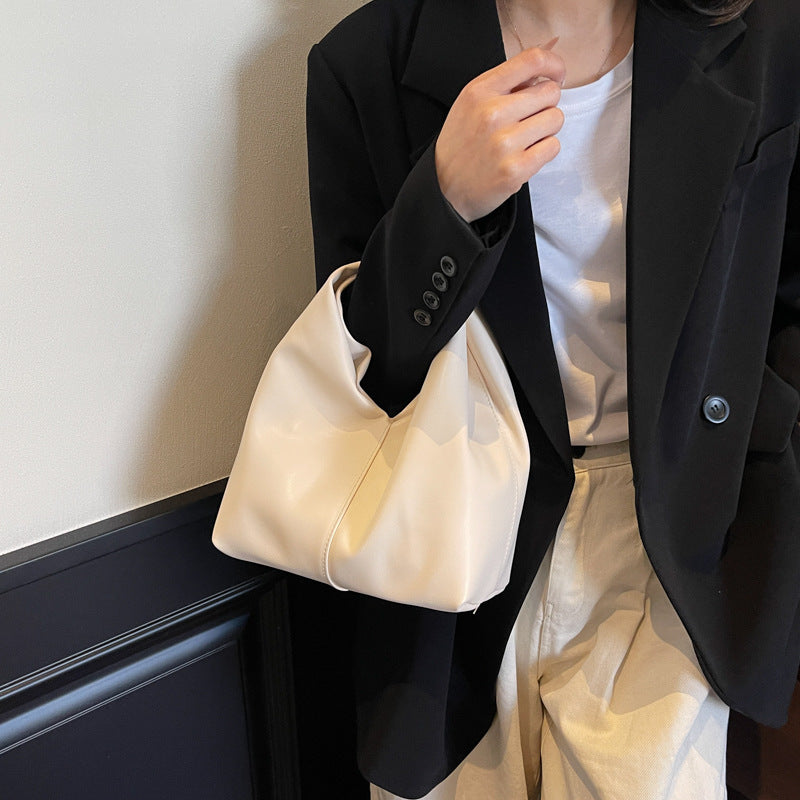 MAOSI – Dumpling-förmige PU-Handtasche – Elegant.