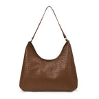 MAOSI Damen Schultertasche – Retro Tasche im Schlangenleder-Look