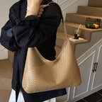 MAOSI Damen Schultertasche – Retro Tasche im Schlangenleder-Look